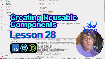 Lesson 28. Creating Reusable Components (TypeScript, Node.js, React)