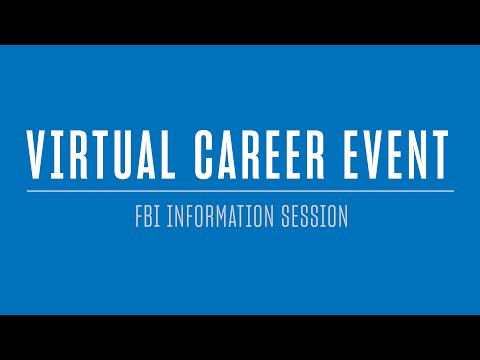 Virtual Career Event | FBI Information Session