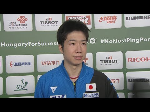 【インタビュー】世界卓球2019 男子シングルス2回戦 水谷隼