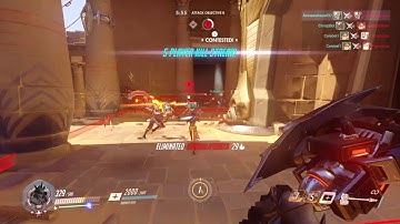 Overwatch reinhardt quintuple kill