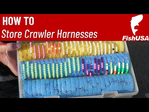 The BEST Way to Store Your Crawler Harnesses for Walleye Fishing