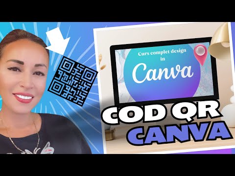 Cum să creezi un cod QR pentru magazinul tău sau meniul tău | Tutorial Canva