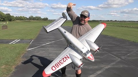 E-flite Beechcraft D18 1.5m Pilot Ryan Shakedown