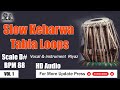 Slow keharwa tabla loops scale d bpm 88 audio taalmala tabla studio