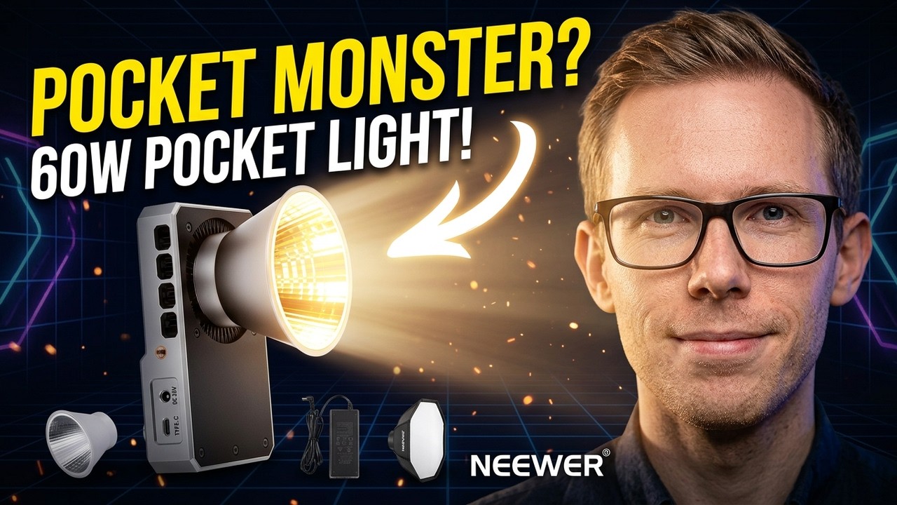 Neewer LIGHT FS60B Review: The Ultimate 60W Pocket COB Video Light!