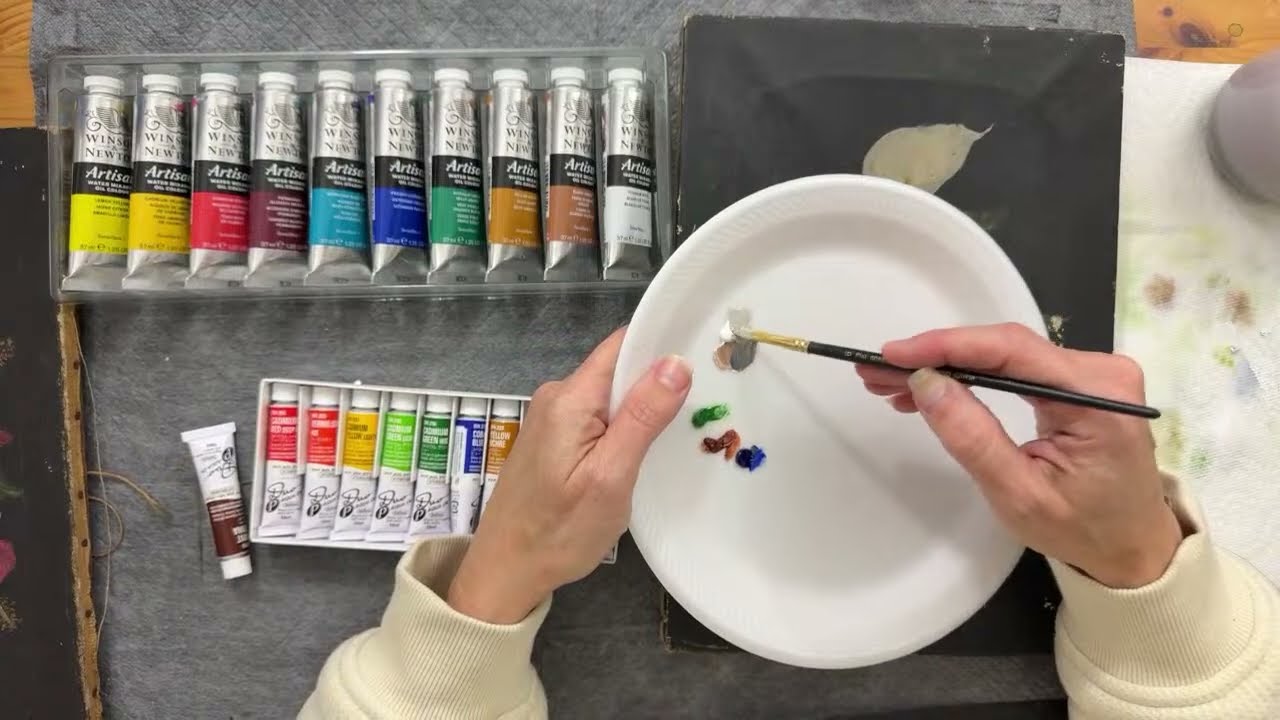 Unboxing my new water-based oil, paint and giving them a test run!