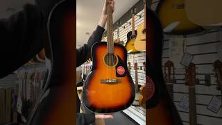 Fender acoustic guitar with a hard case?! #fender #unboxing #acousticguitar #giftideas #musicians