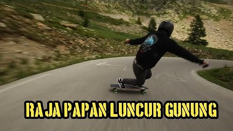 Kegilaan Skill Dewa Papan Luncur Turunin GUNUNG