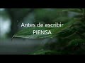 Antes de ...