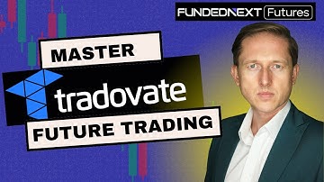 Tradovate futures trading with FundedNext account full tutorial for begginers.