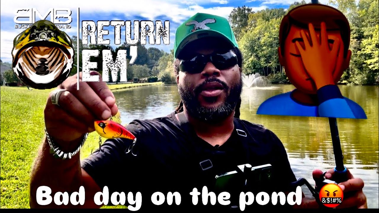 Worst day bass fishing smh 🤦🏾‍♂️