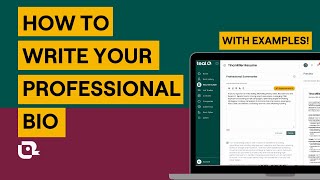 How to Write a Short Professional Bio (with Examples and Templates)