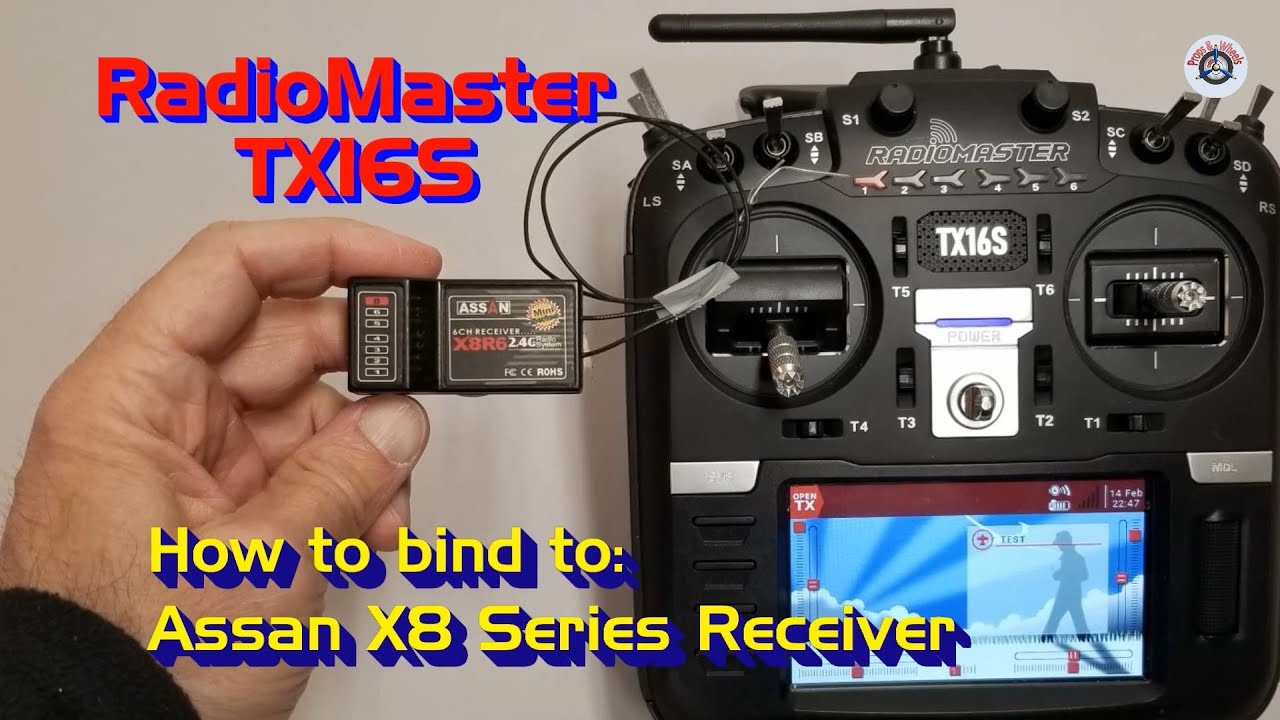 RadioMaster TX16S with HALL Sensor Gimbals Binding to Assan X8 Series