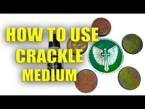 HOW to use the Vallejo CRACKLE Medium the right way