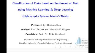 Multiclass text classification based on the sentiment of the text.