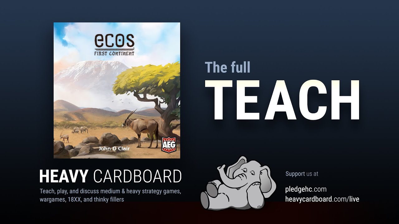 How to Play only - Ecos: First Continent How to Play by Heavy Cardboard