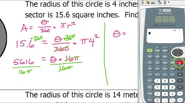 Day 04 HW (01 to 04) Sector Area, Arc Measure and Radius