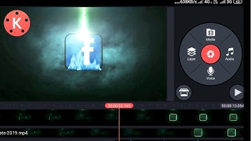 Lighting logo  amazing intro in kinemaster editing tutorial