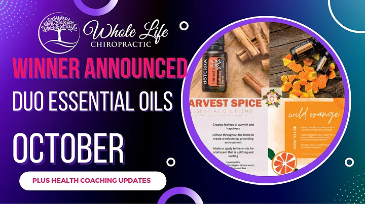 Winner of October Essential Oils and Updates!