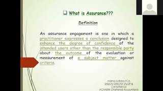 chap01_Assurance _Concept of and Need for Assurance Ms. Naima Sultana FCA._certificate level