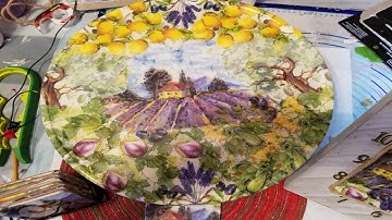 #14 Decoupage Lazy Susan Part 2
