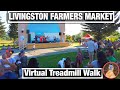 City Walks  - Livingston MT Farmers Market - Virtual Treadmill Walk Video