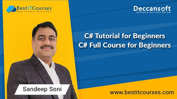 C# Tutorial for Beginners | C# Full Course for Beginners | Complete C# Training by Sandeep Soni