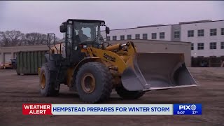 Long Island prepares for winter storm
