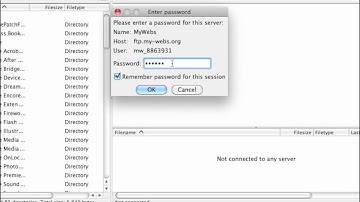 Transferring Files to a Web Server using an FTP Program