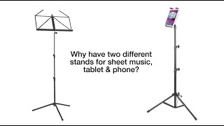 IA Stands ECT1 Music Stand/Tablet Stand Product Video