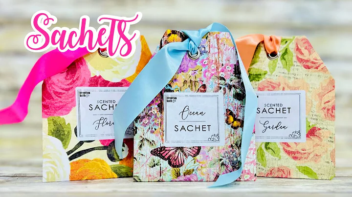 ¡Aprende a hacer hermosos sachets de papel que huelen increíbles!