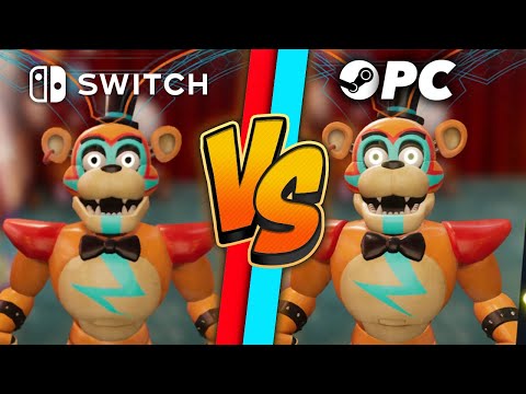 Five Nights at Freddy's: Security Breach Graphics Comparison (Switch vs. PC)  