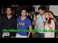 When aliasidharthvarun partied with mentor karan