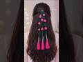 Diy Wool Hair Gajra😱🌸#sorts #handmade #trending #viral #craft #diy #art