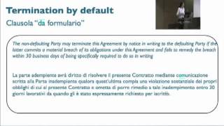 Alice d'Aloia. La termination del contratto: recesso, risoluzione e disdetta.