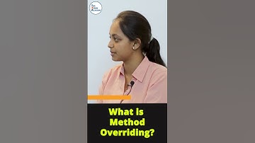 Interview Question: What is  Method Overriding? | #shorts #kiransir #javaquestions