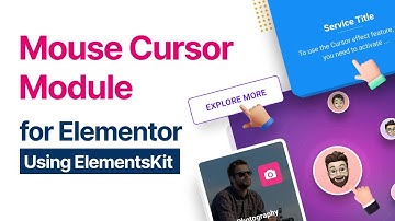 How to Create Mouse Cursor Effect Using ElementsKit