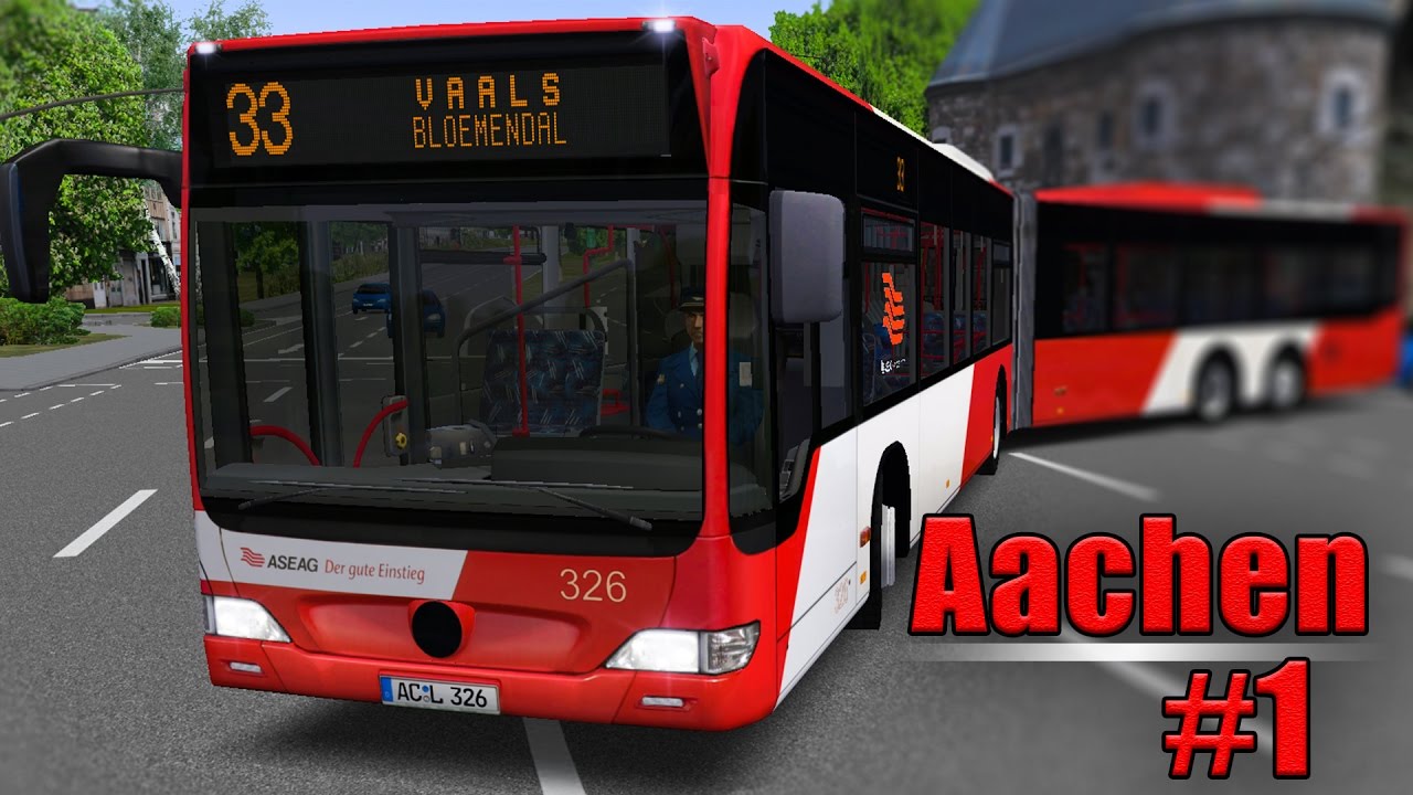 OMSI 2: Aachen mit dem MB O530GL #1: Mit Überlänge durch die Kaiserstadt!