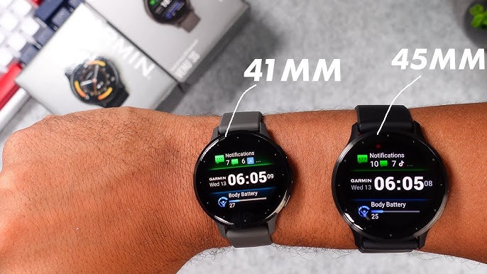 Garmin Forerunner 265 & 265s - Size Comparison on Wrist! (46mm vs