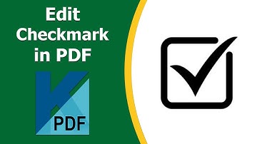 How to edit checkmark in pdf using Kofax Power PDF