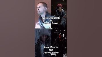 Cole Macgrath/Delsin Rowe vs Alex Mercer/James Heller #infamous #prototype #edit