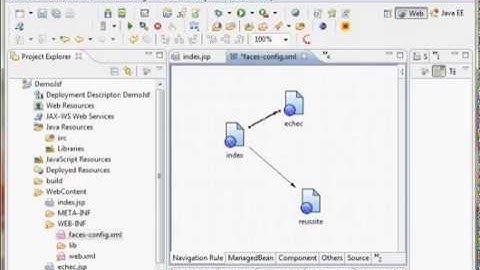 JSF (navigation rule+managedBean,controle champs)