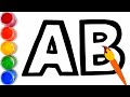 A for Apple, B for Ball, Alphabets, छोटे बच्चों की पढ़ाई, kids class #toddlers #kidssong #abcdsongs