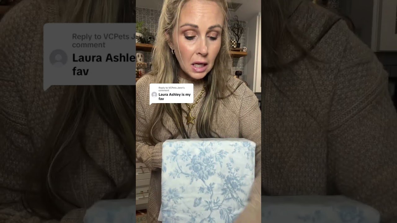 Jenn If you love 100% cotton sheets, these are a must! 🌿 The Laura Ashley sheets are soft,