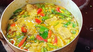 แกงเขียวหวานเนื้อ เคล็ดลับมะเขือไม่ดำ กะทิหอมมัน เข้มข้น กับข้าวบ้านๆ Green curry with beef recipe