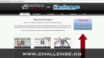 The Challenge: Module 2/Day 1 - WPD Signup