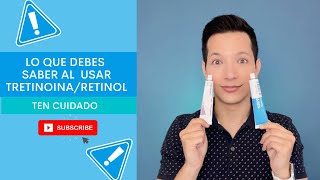 Lo Que Debes Saber Al Usar Tretinoina o Retinol I No Cometas Estos Errores I Piel Bonita y Sana