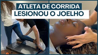 ELA PAROU DE CORRER POR ESTAR SENTINDO DORES NO JOELHO