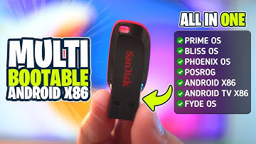 GOKIL! Buat MultiBootable Android x86 1 Flashdisk Isi Banyak OS