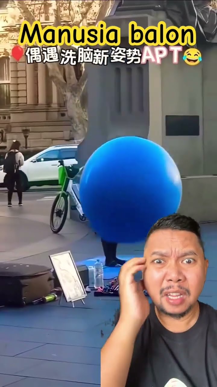 MANUSIA BALON BIRU BENERAN ADA!!??? #shortsvideo #apt #shortvideo #subscribe #shorts